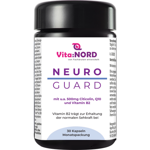 NEURO Guard®mit u.a. 500 mg Citicolin, Q10 und Vitamin B2
